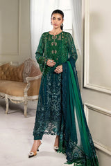 Maria B Chiffon Collection 25 | D6 Color: Green To Teal