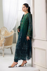 Maria B Chiffon Collection 25 | D6  Color: Green To Teal